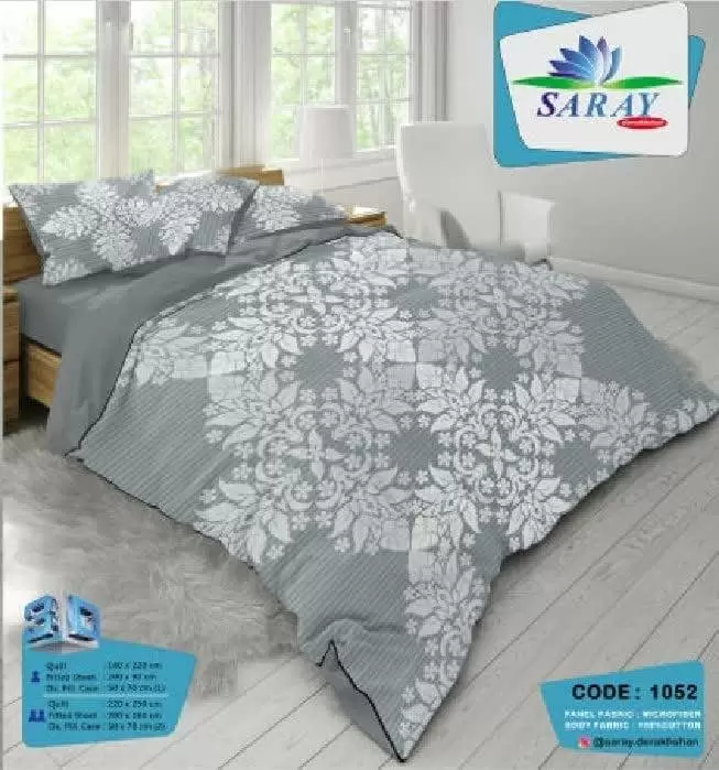 سرویس لحاف 4 تکه SARAY دیجیتال 1052 دونفره آکسون AXON